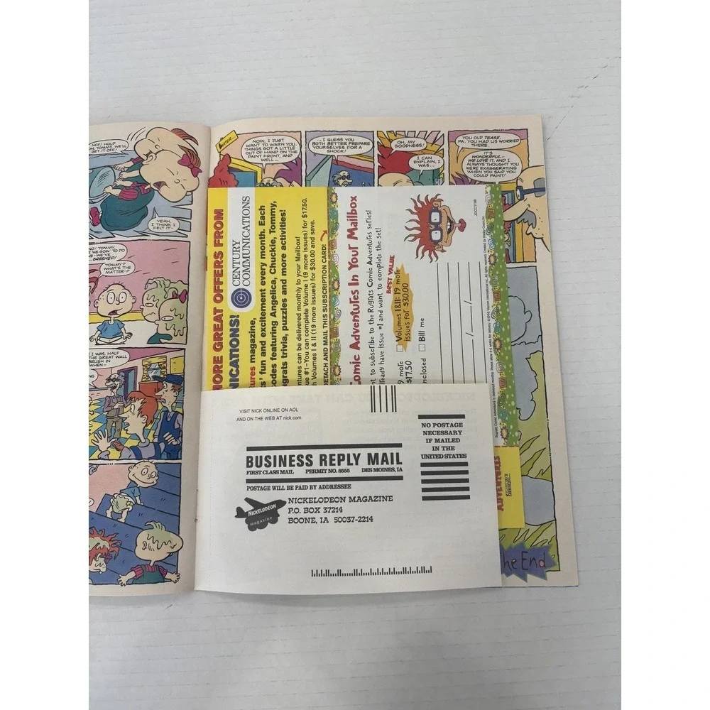 Rugrats Comic Adventures Vol. 1 #1 (1997) Nickelodeon – Vintage First Issue